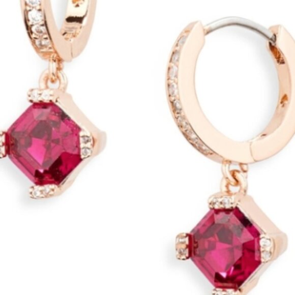 NWT - Kate Spade Dazzle Red Earrings - Picture 1 of 10